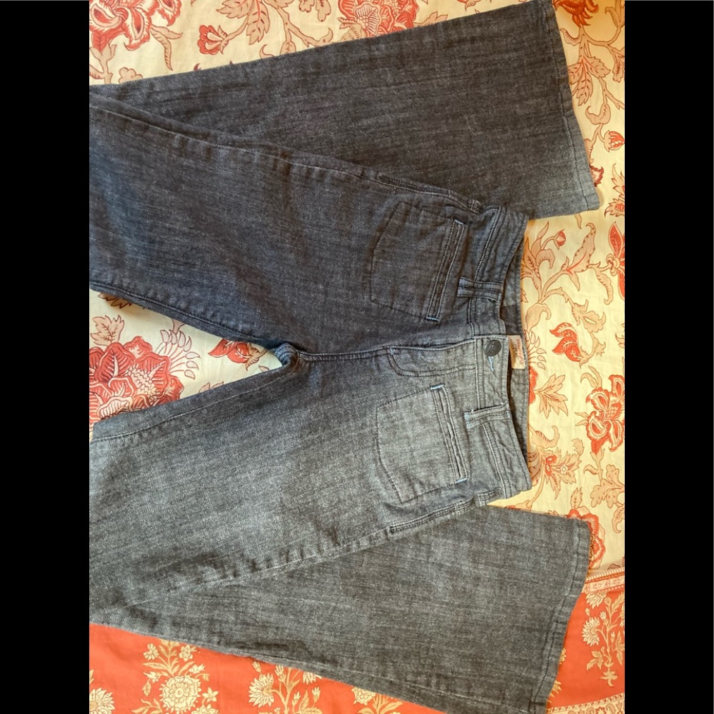 Free People black/charcoal flare jeans